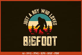 loves bigfoot gift graphic