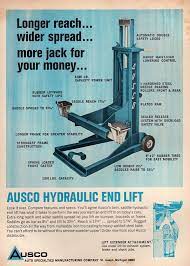 1969 ausco hydraulic end lift jack car