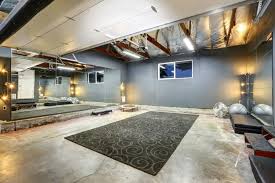 Best Unfinished Basement Home Gym Ideas