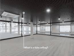 what is a false ceiling thu ceiling