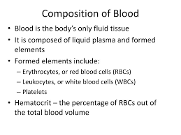 ppt composition of blood powerpoint