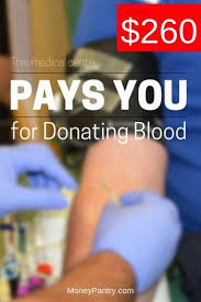 how to donate blood plasma for money
