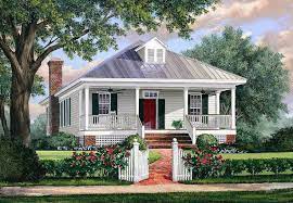 Southern Cottage House Plan With Metal