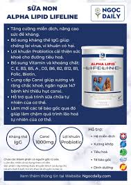 sữa non alpha lipid lifeline 450g chính