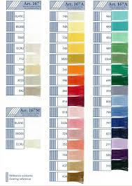 Dmc Cebelia Crochet Cotton Color Chart