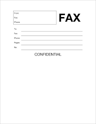 20 free fax cover templates sheets in
