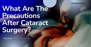 precautions after cataract surgery