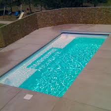Fiberglass Pool With Horizontal Layout