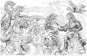 236x366 jaeger pacific rim kaiju. Here Are The Pencils For The 1st 2 Pages Of Kaiju Wars As You Can See I 39 Ve Added A Few Extra Kaiju Printable Coloring Battle Godzilla