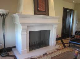 Custom Cast Stone Fireplace Mantel