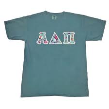 comfort colors greek letter shirts