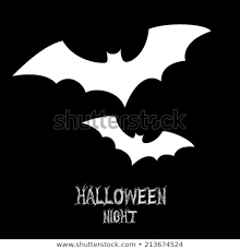 Halloween Design Over Black Backgroundvector Illustration Stock