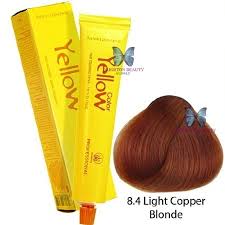 Yellow Aloetrix Permanent Hair Colour 8 4 Light Copper Blonde