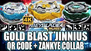 Collection by karthik muppalla • last updated 8 weeks ago. Qr Codes Gold Blast Jinnius All Versions Zankye Collab Beyblade Burst Turbo App Qr Codes Youtube