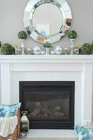 Without Mantle Fireplace Mantel Decor
