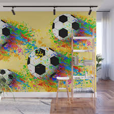 Football Soccer Sports Colorful Graphic