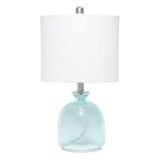 Mercury Table Lamp With Linen Shade