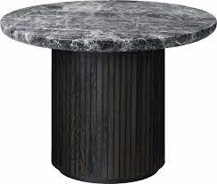 Round Coffee Table In Grey Marble