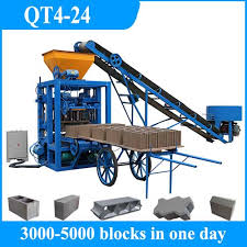 Qt4 24 Semi Automatic Vibrating Cement