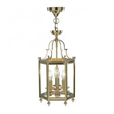 Brass Hall Ceiling Lantern Traditional