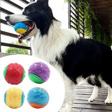 pet ball toy bouncy teeth cleaning