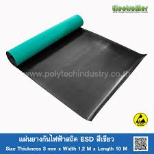 green antistatic rubber sheet esd