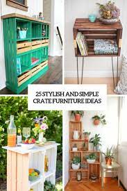 simple crate furniture ideas
