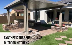 Synthetic Turf For Outdoor Kitchens