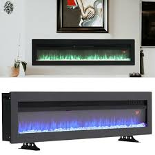 insert mounted electric fireplace