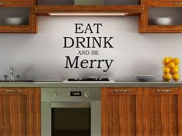Eat Drink And Be Merry Wall Art Quote