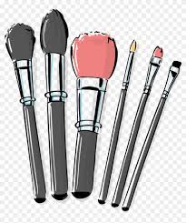 cosmetic vector makeup brush makeup