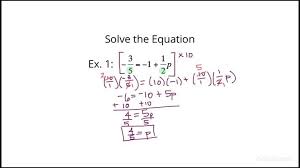 Solving A 2 Step Equation With Signed