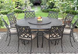 Outdoor Patio 9pc Set 8 Chairs 71 Inch