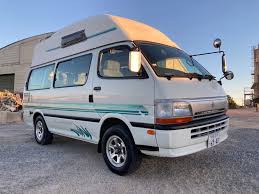 this high roof toyota hiace rv can go