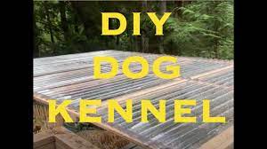dog kennel roof diy dog kennel