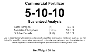 fertilizer 5 10 10 50 lbs augusta