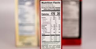 nutrition facts labels get an update