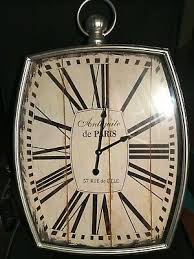 large antiquite de paris wall clock