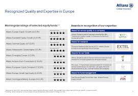 All news about allianz europe equity growth at eur. Allianz Global Investors Expertise In European Equities Ppt Video Online Download