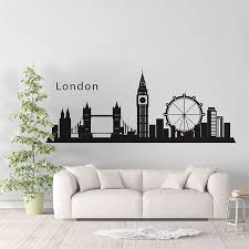 london skyline city silhouette vinyl