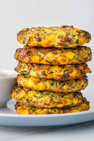 zucchini corn fritters cooking with ayeh