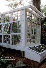 Glass Gardening House With Plenty Of