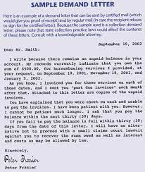 shoeing dispute with a demand letter