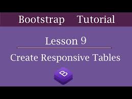 bootstrap responsive table bootstrap