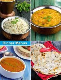 dinner menus dinner ideas veg indian