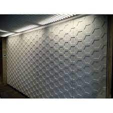 White 3d Designer Corian Wall Panels