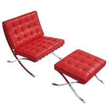 barcelona chair replica red curverk
