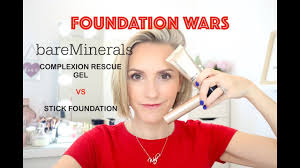 Foundation Wars Bare Minerals Complexion Rescue Gel Vs Stick Foundation