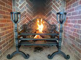 Fire Grate Fireplace Canopy Dog