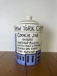 new york city cookie jar by lorrie